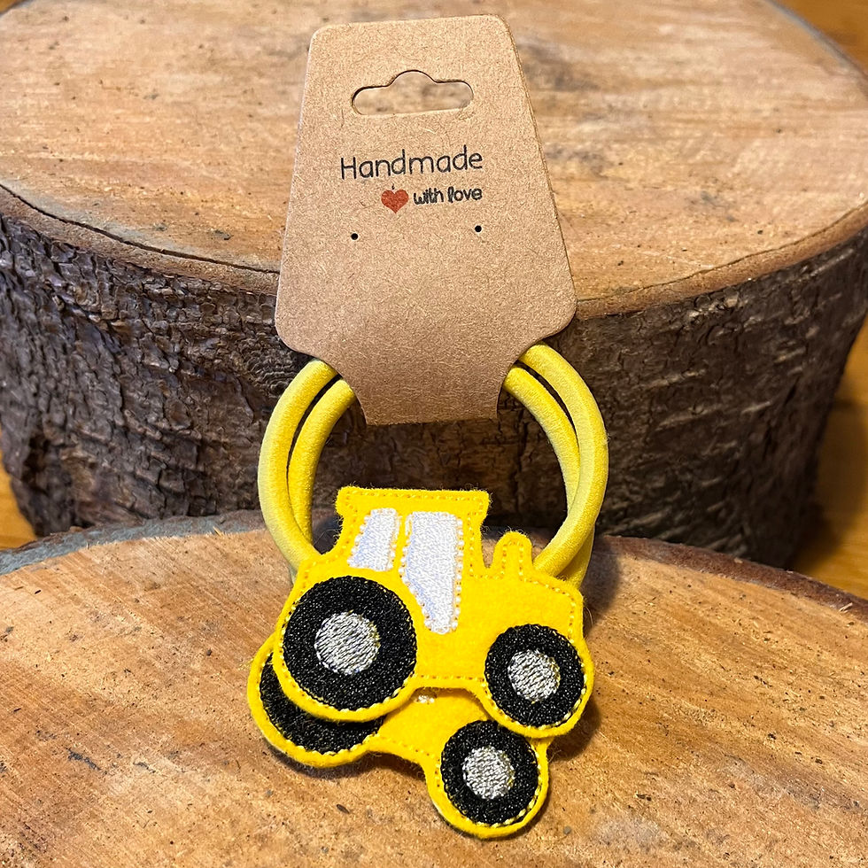 Thumbnail: Tractor Hair Bobbles (variety of colours)