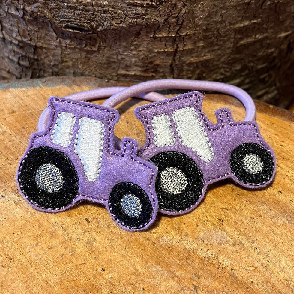 Thumbnail: Tractor Hair Bobbles (variety of colours)