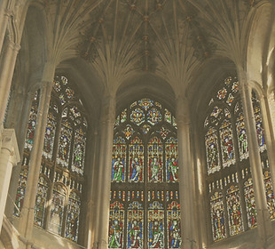 Binnenland van de kerk