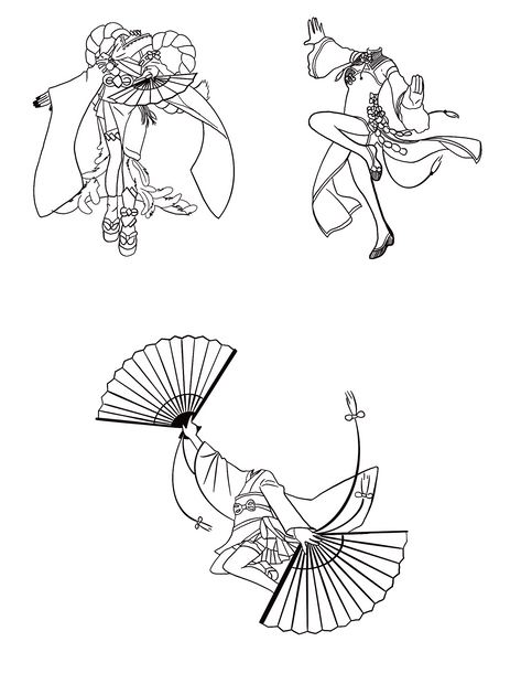 Mini Female Costume Designs (Eastern-Inspired)