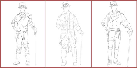 Male Steampunk Designs