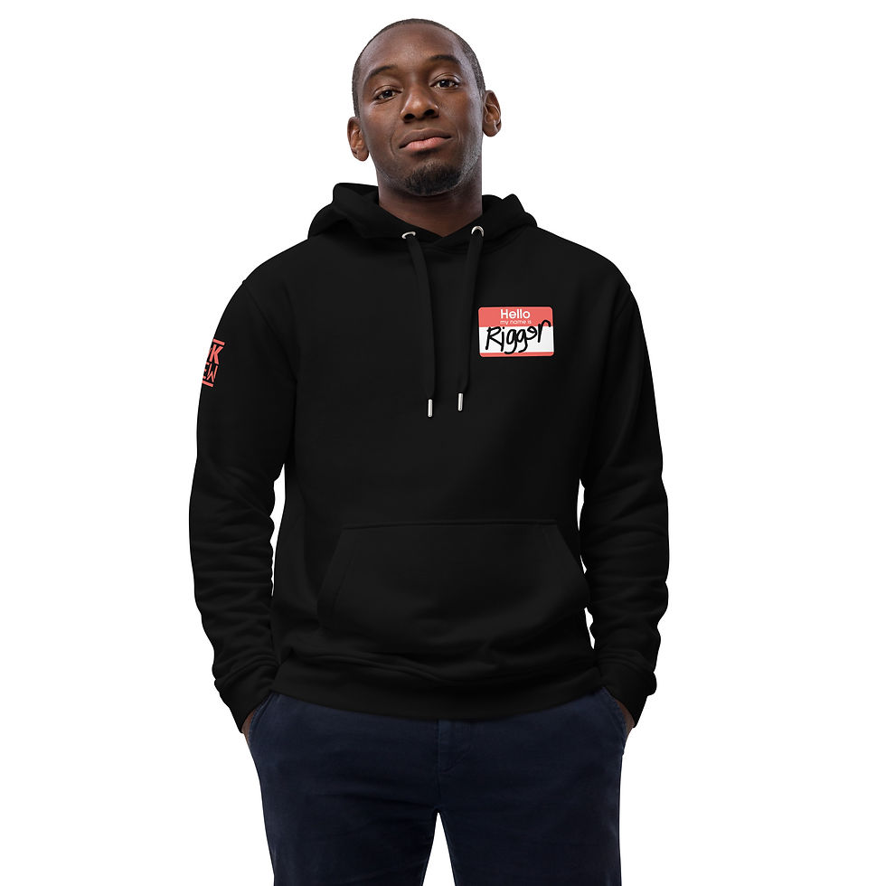 Thumbnail: KOK Crew: My Name Is Rigger - Premium eco hoodie