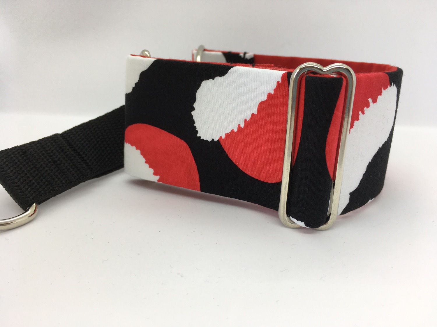 Santa hats martingale collar for dogs (greyhound, whippet, lurcher, sighthound)