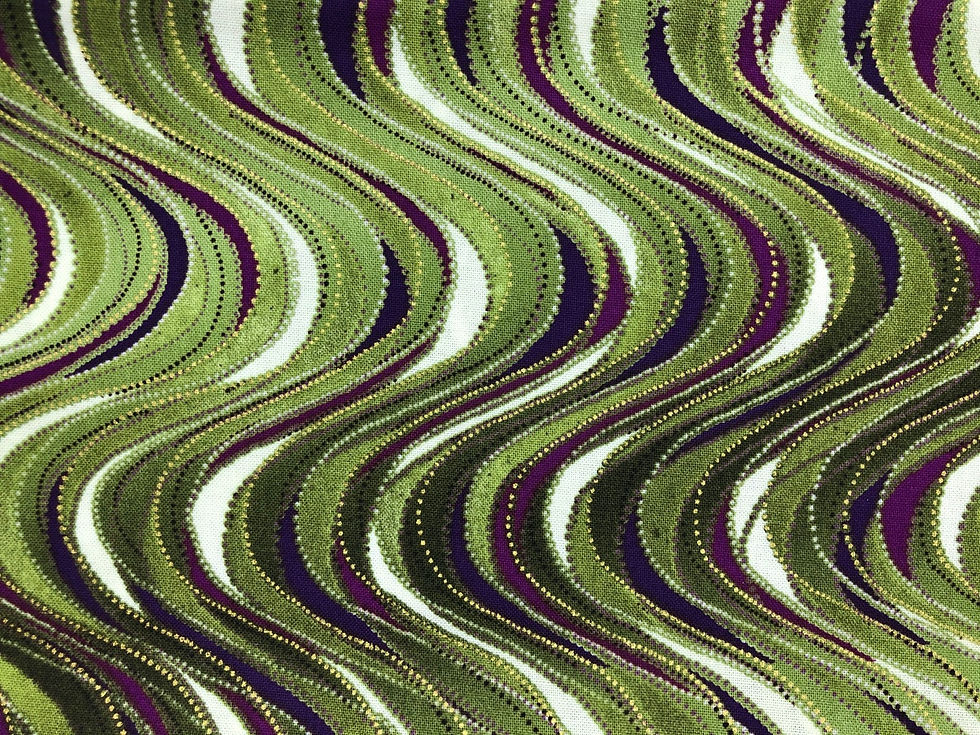 Thumbnail: 2” Martingale Collar - Green Waves