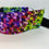 Thumbnail: Rainbow mosaic martingale collar for dogs (greyhound, sighthound, whippet, lurcher)