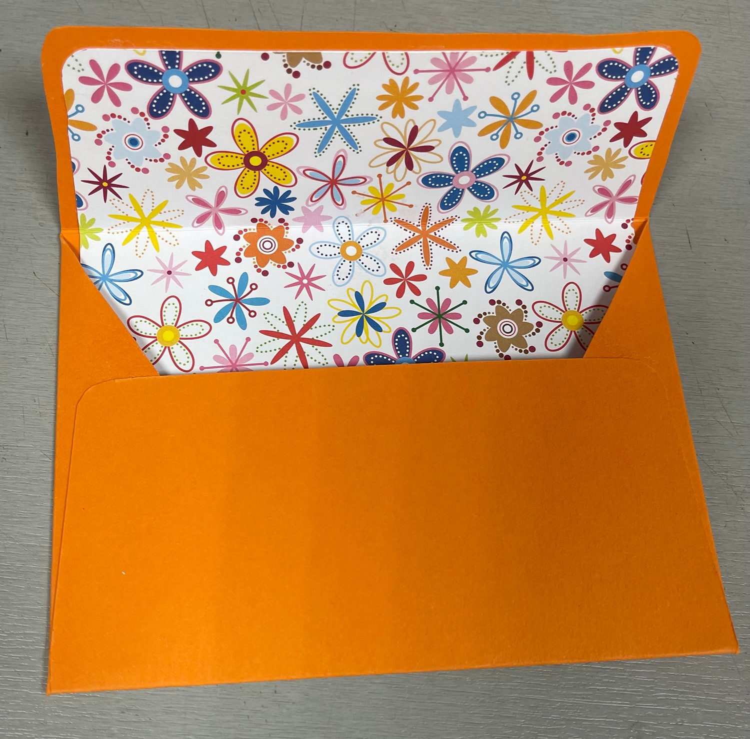 Flowers envelope