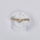 Thumbnail: 18ct Gold Dainty Diamond Set Wishbone Ring