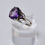 Thumbnail: Vintage Silver 925 Amethyst Ring