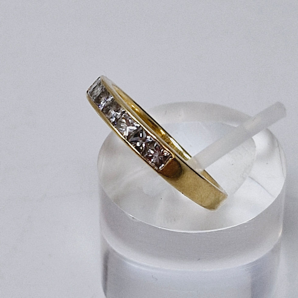 Thumbnail: 18ct Gold  Diamond Half Eternity Stack  Ring