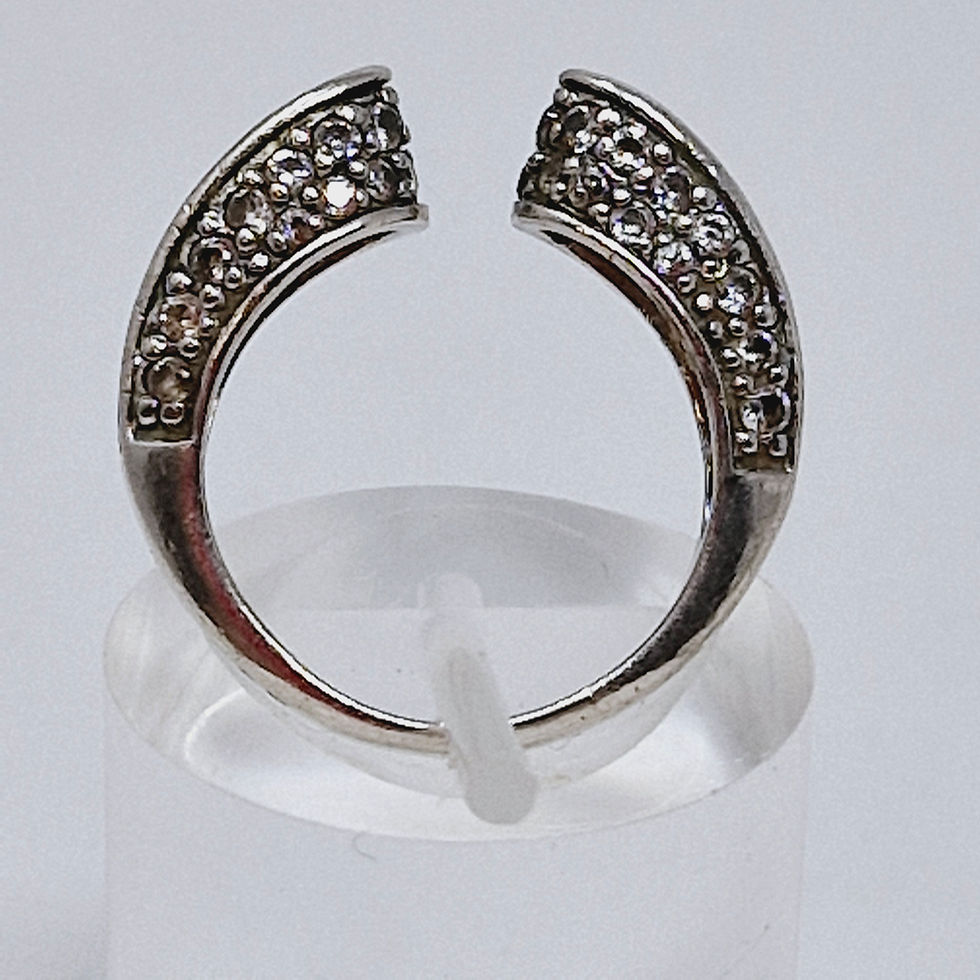 Thumbnail: Silver Open CZs Ring