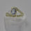 Thumbnail: 22ct Gold  Art Dec Ring with an Oval Topaz Stone