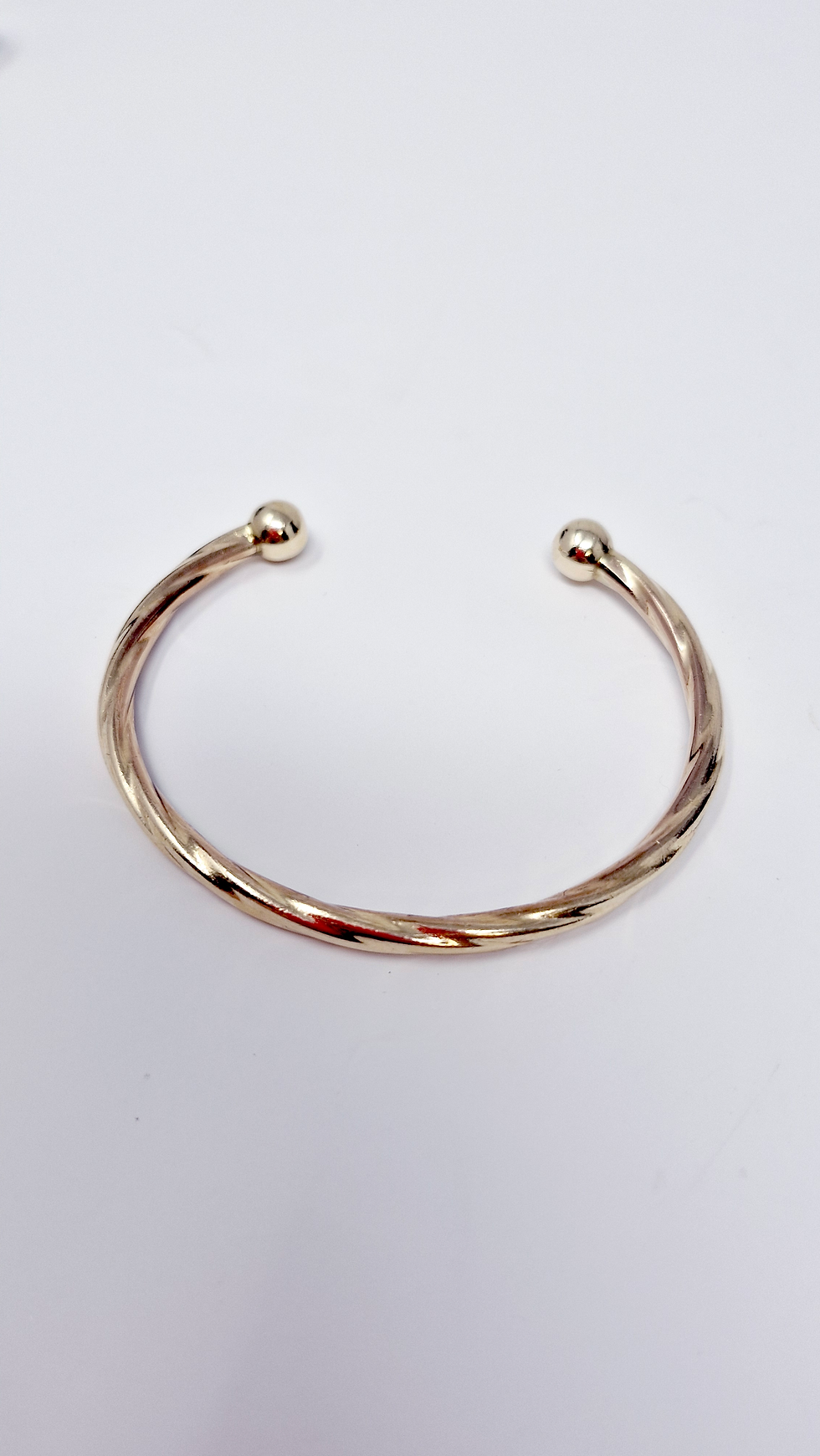 9ct Gold Twisted Torque Bangle