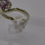 Thumbnail: 9ct Gold Pink Topaz Flower Ring
