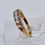 Thumbnail: 9ct Gold Ring set with seven Quartz Gemstones -