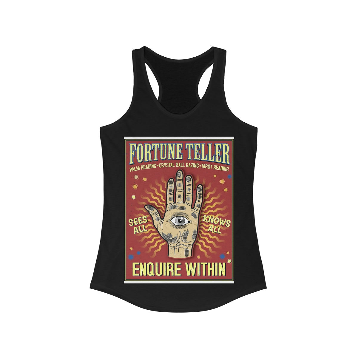 Fortune Teller Women's Ideal Racerback Tank