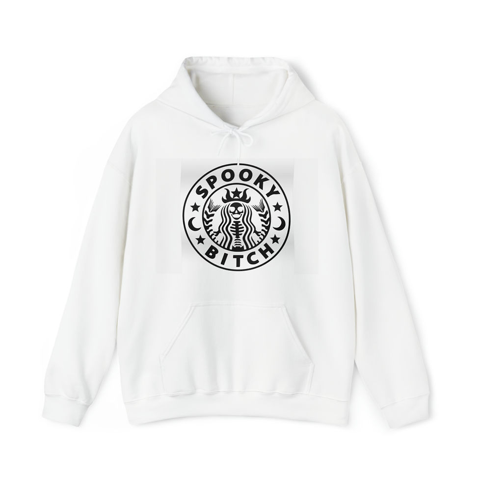 Thumbnail: Spooky Bitch Unisex Heavy Blend™ Hooded Sweatshirt