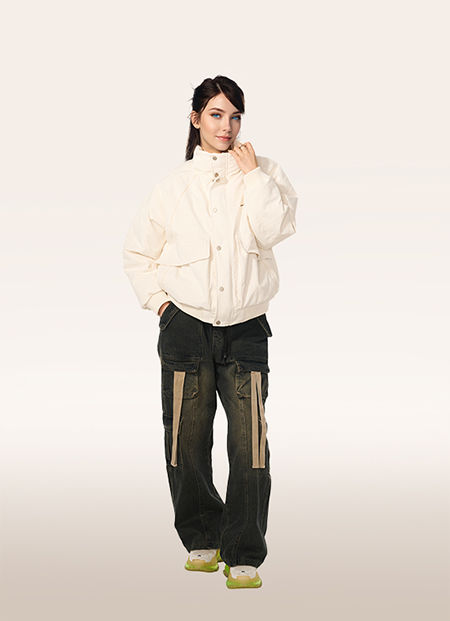 Thumbnail: PolyTherm Core: UltraLight Duck Down Jacket（Beige）
