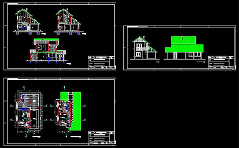 ARQ02H104,09-0 desenho casa de 104,09 m2