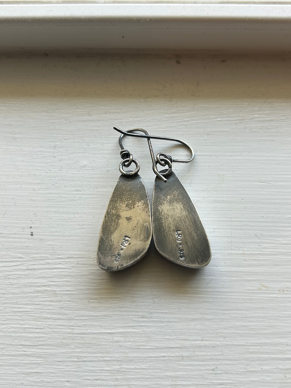 Thumbnail: Kingman Turquoise and Sterling Silver Earrings