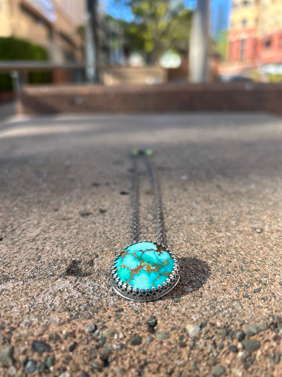 Thumbnail: Sonoran Gold Turquoise and Sterling Silver Pendant