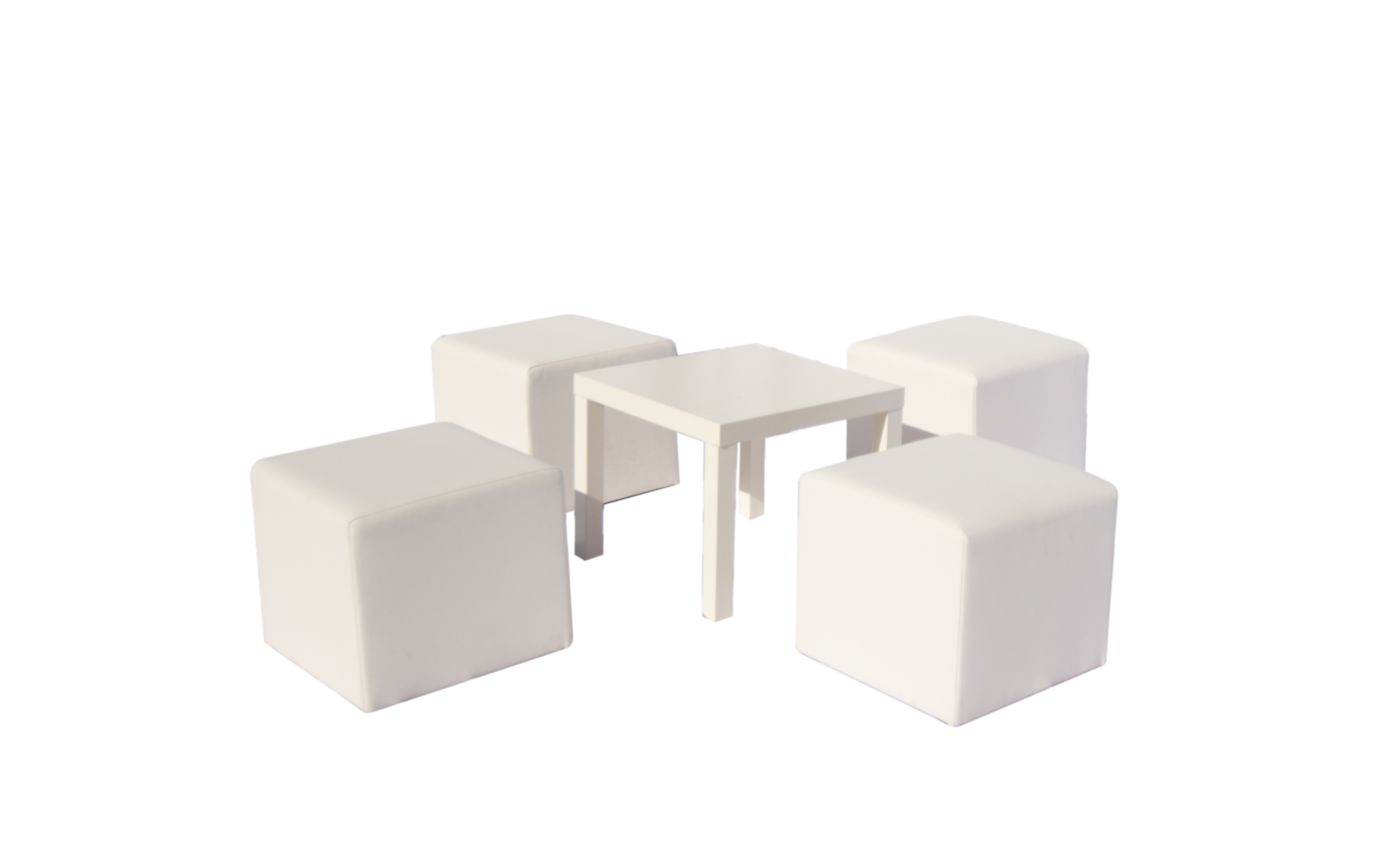 Coin lounge 4 personnes white