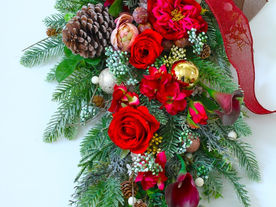 インターネット公開文化講座 実りの秋簡単スワッグ