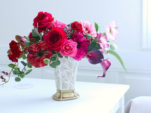 インターネット公開文化講座 アンティーク調バレンタインアレンジ