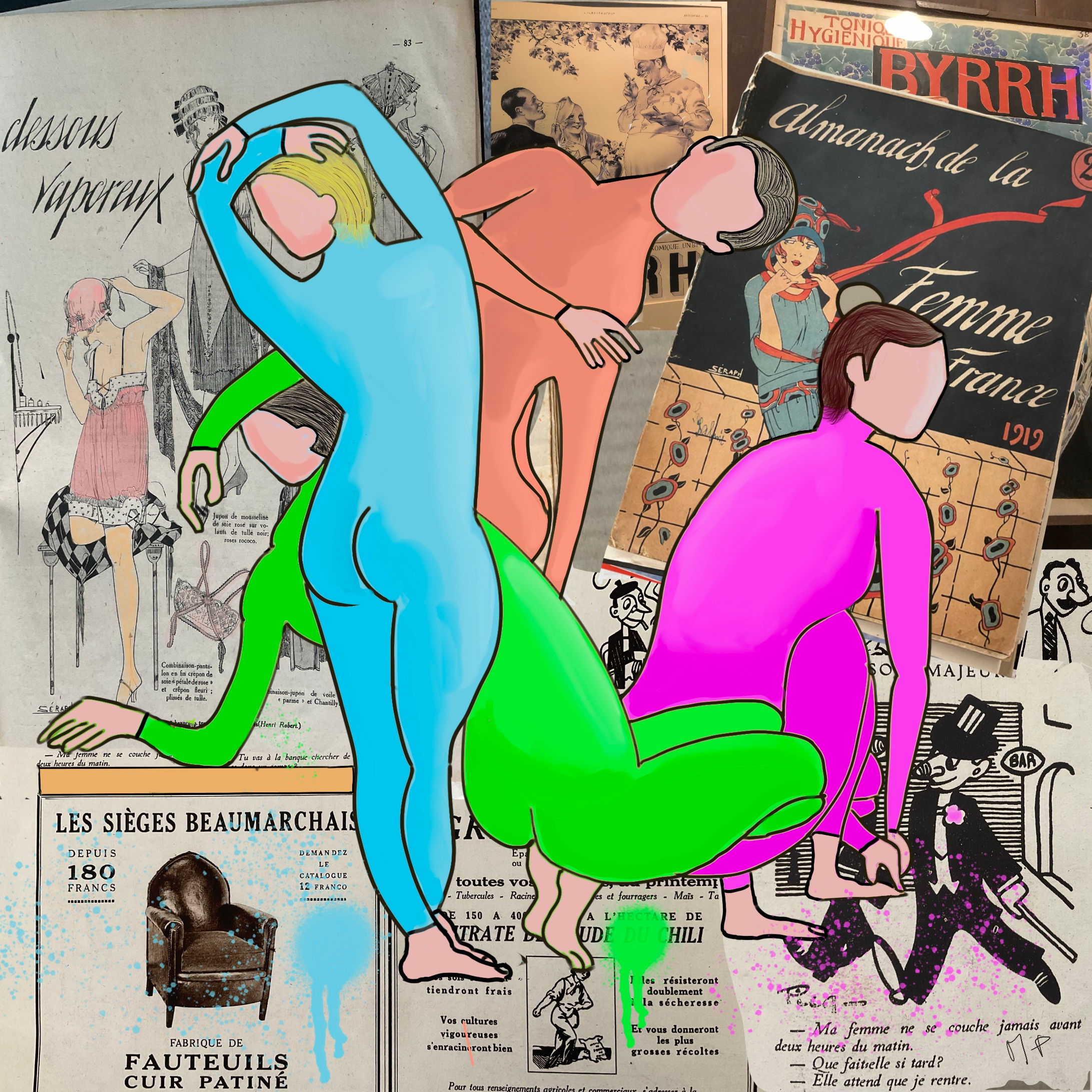 danse  (60cm x 60cm)