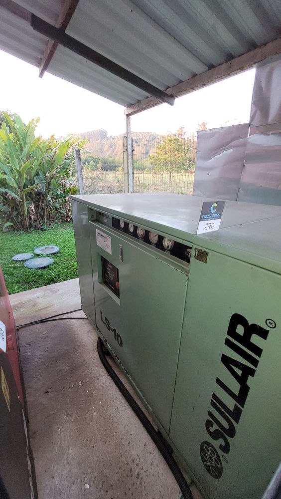 Compressor de ar parafuso - Marca Sullair - Modelo LS-10