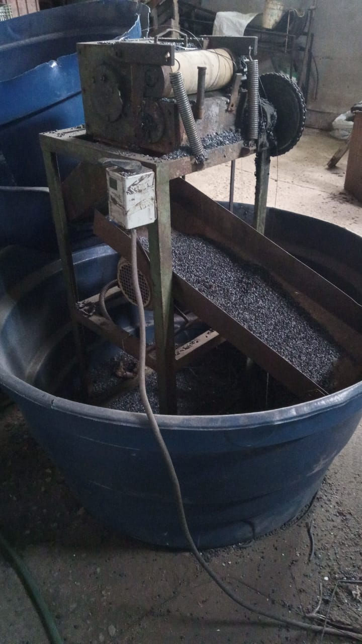 Miniatura: Linha de extrusão para plástico