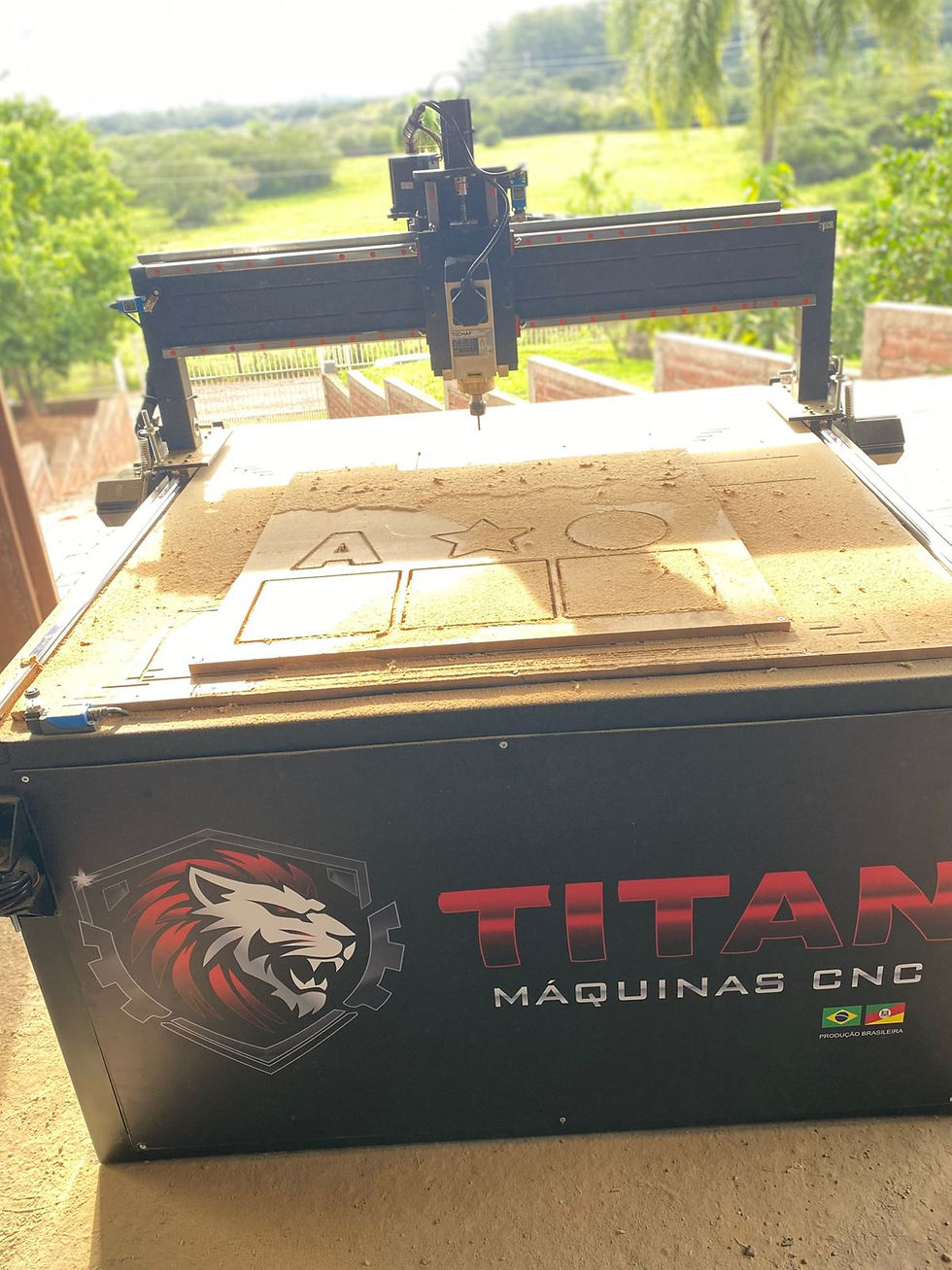 Miniatura: Router CNC 1900 x 2800 mm 4.7 CV - Titan Máquinas CNC