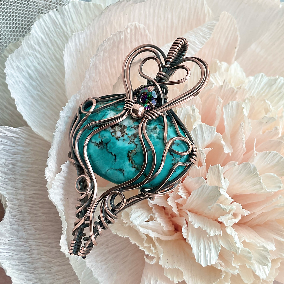 Thumbnail: Hubei Turqoise with Mystic Topaz