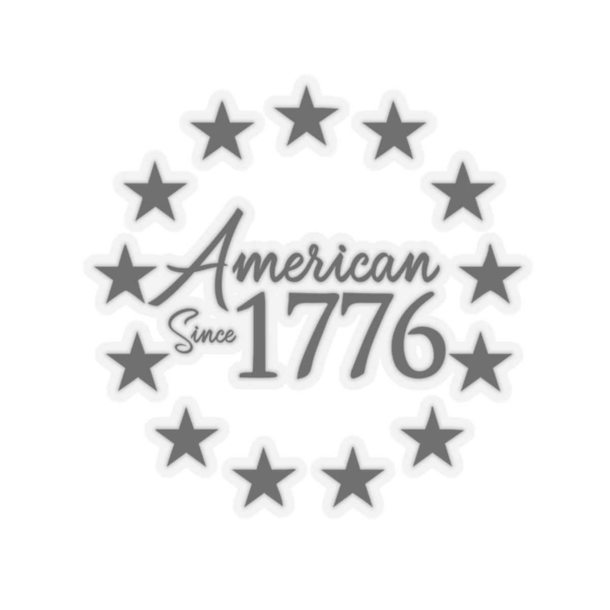 America 1776 - Black Sticker