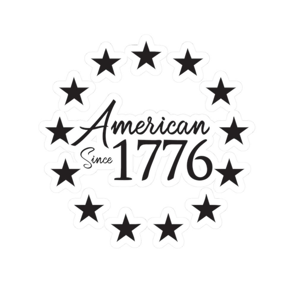 Thumbnail: America 1776 - Black Sticker