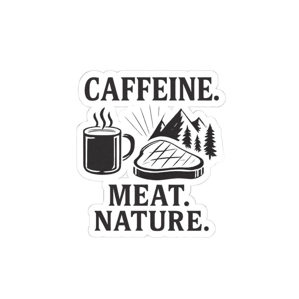 Caffeine Meat Nature Sticker