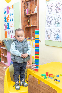Happy children at Berluda's Vreugtevoetjies Pre-school