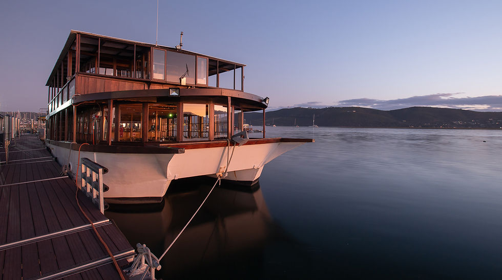 John Benn is a floating restaurant