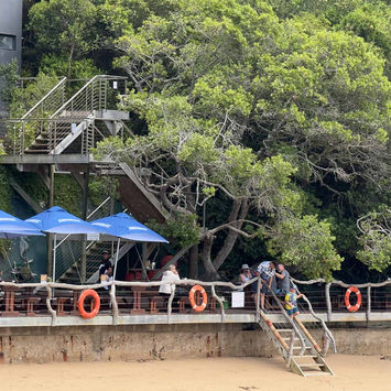 Featherbed Beach Bar.