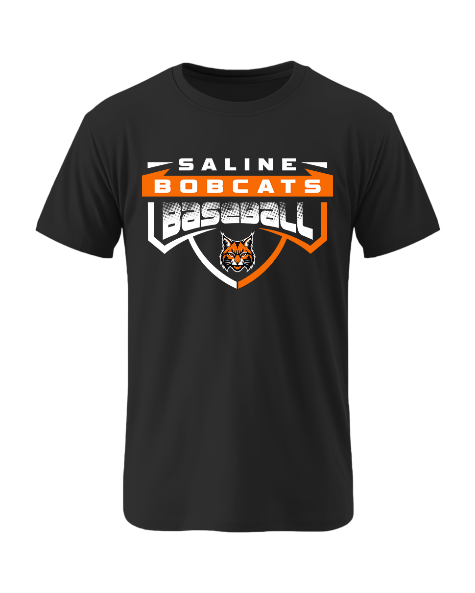 Thumbnail: Saline Bobcats Baseball Shield 