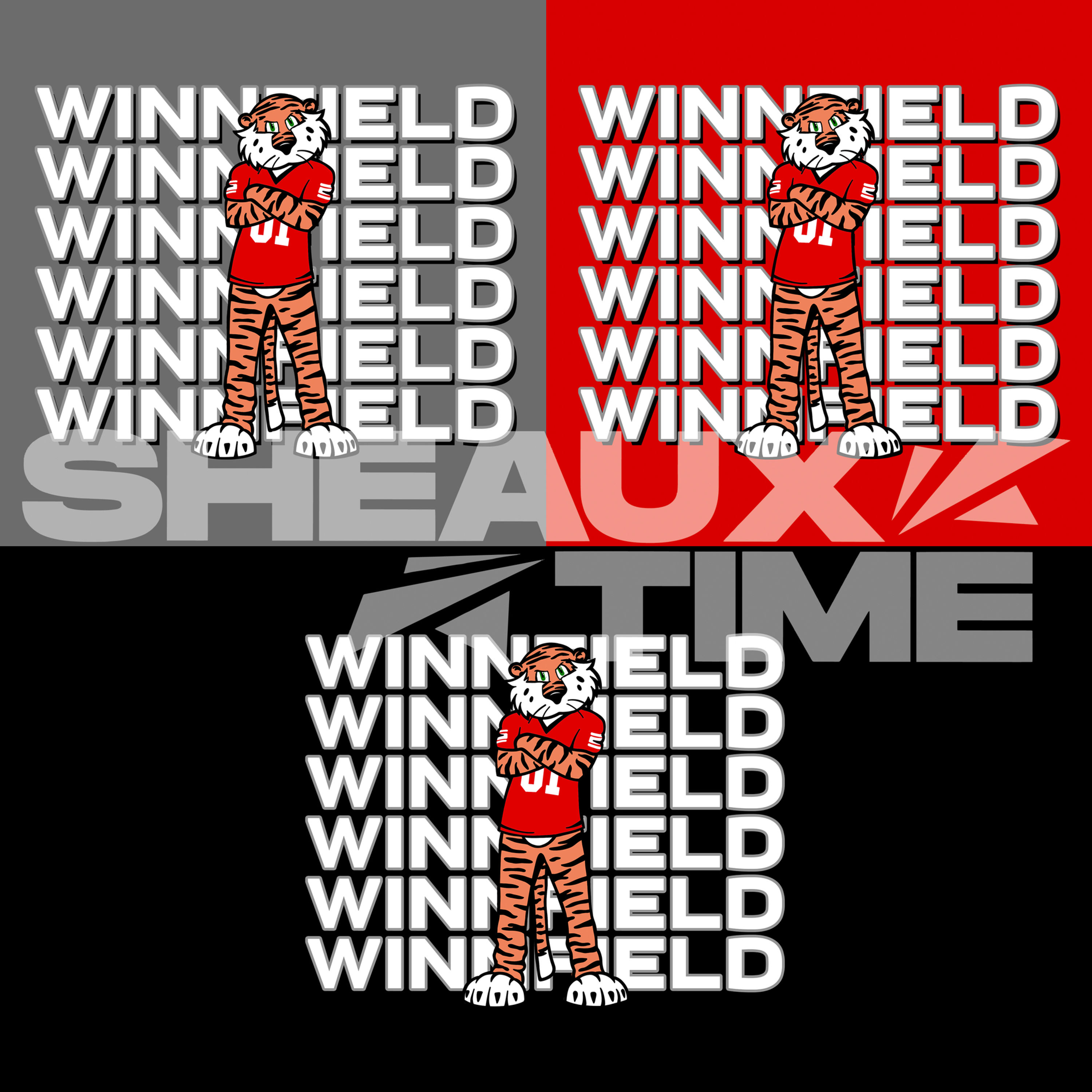 STANDING TIGER MASCOT - BOYS