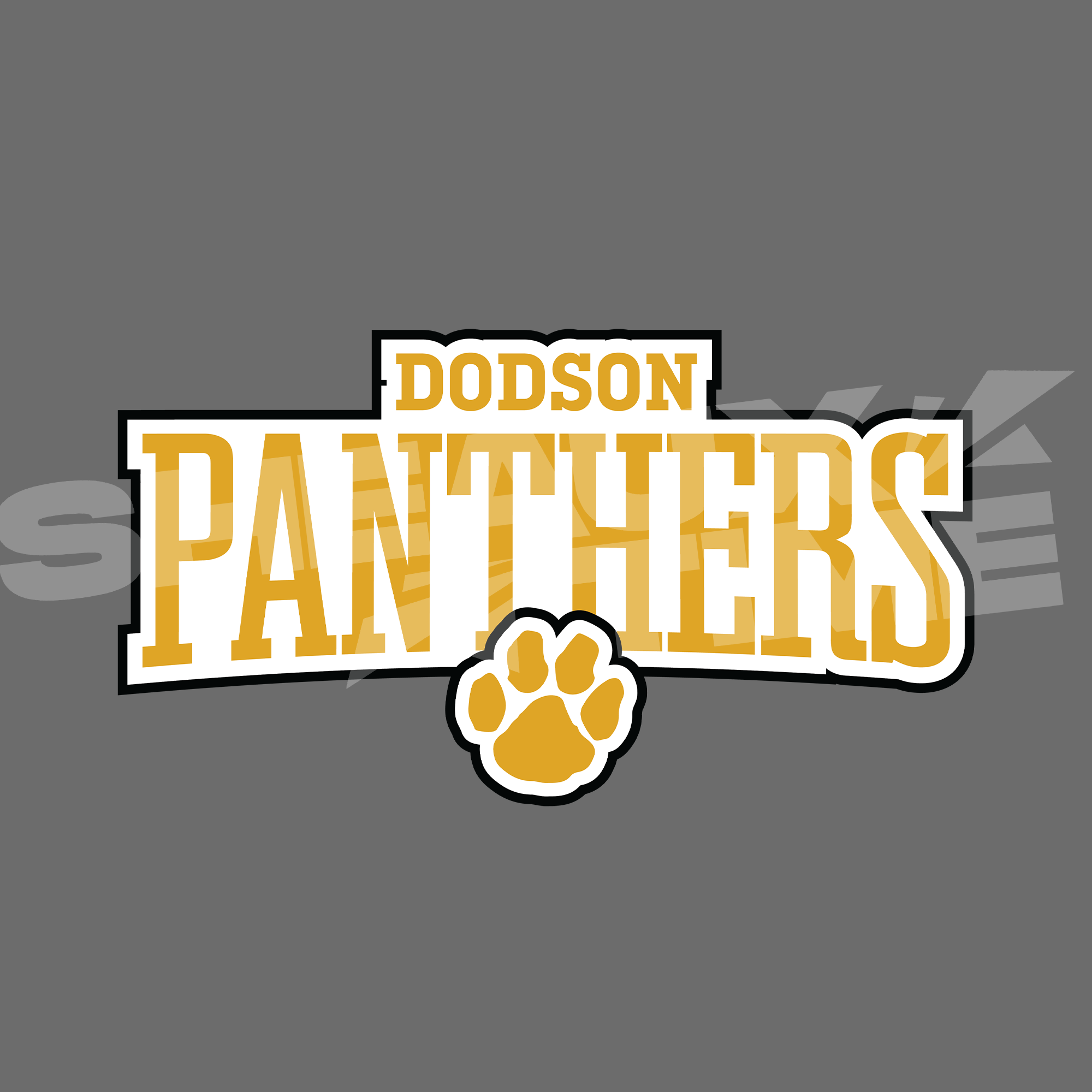 DODSON PANTHERS COLLEGIATE PAW