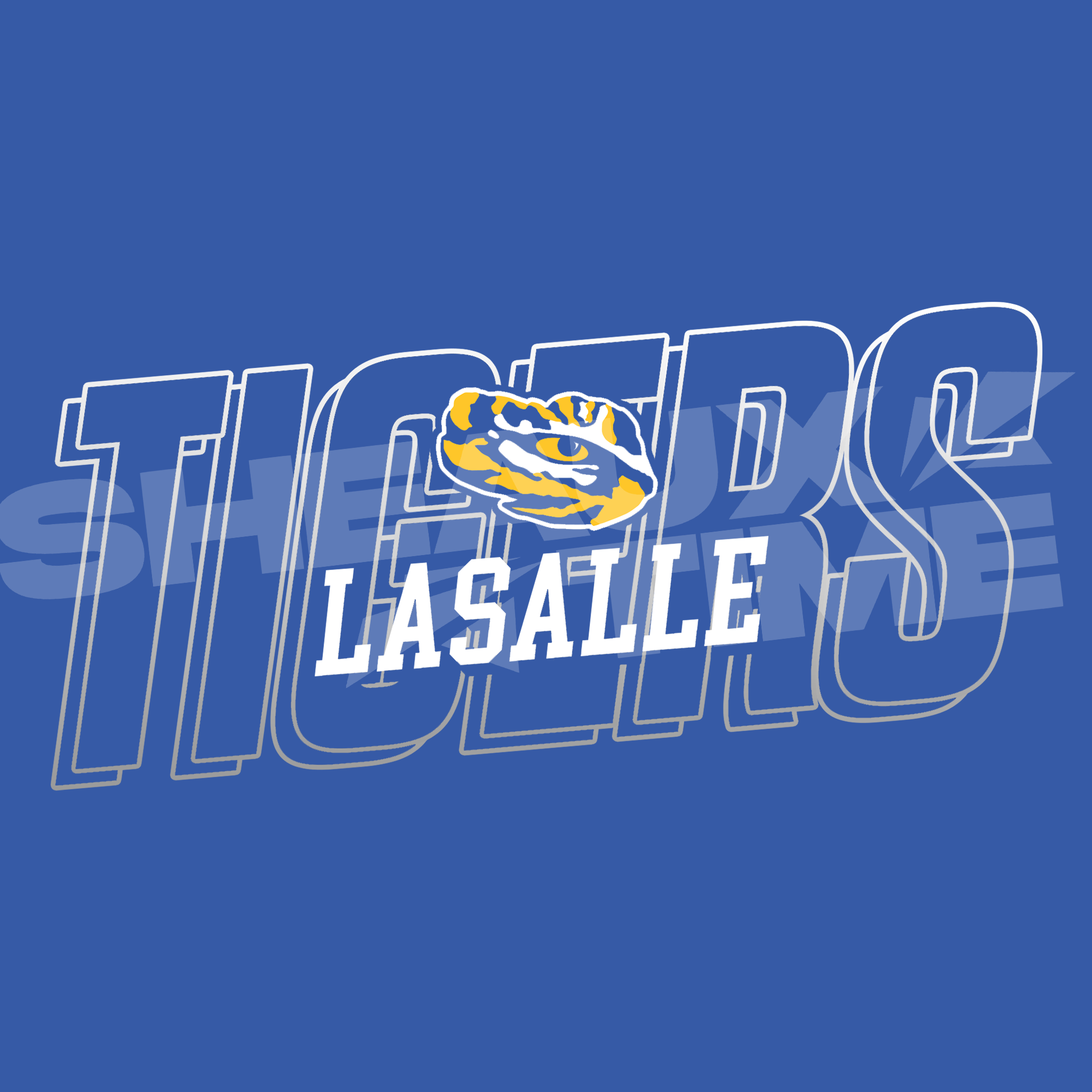 LaSalle Stacked Italics