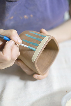 Peinture poterie  
