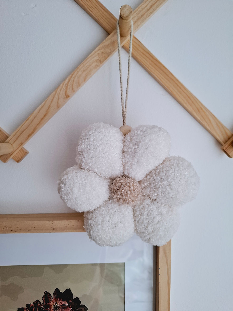 Miniatura: Zawieszka Dekoracyjna "DAISY" 20cm - Baranek Teddy