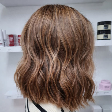 Women with brown hair.