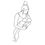 Thumbnail: Twin Mom Line Drawing