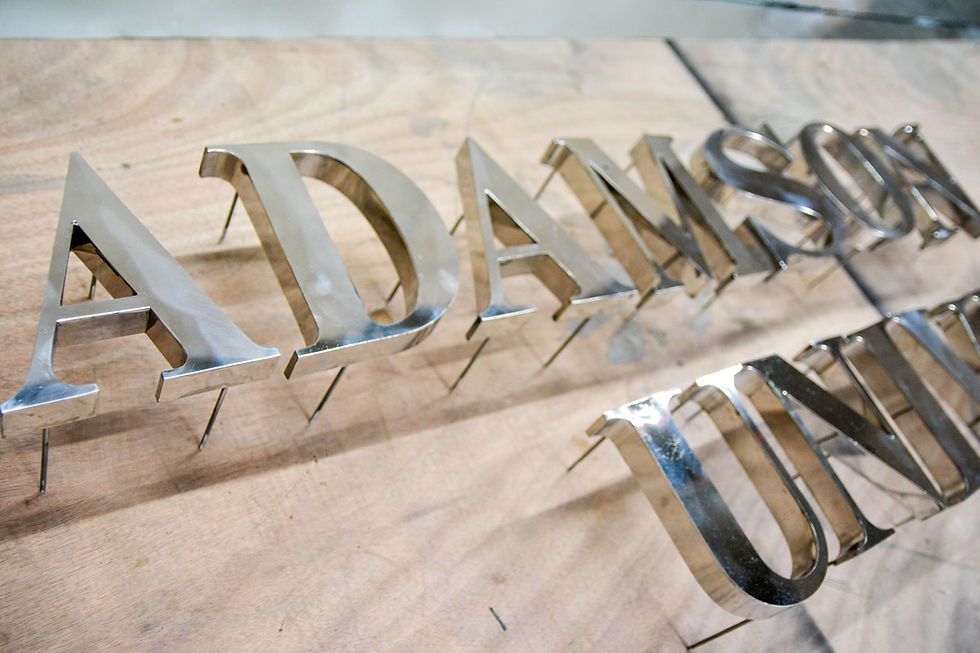 Thumbnail: Stainless Build-up Sign