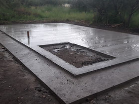 Construcción de plateas. Constructora Sarmiento