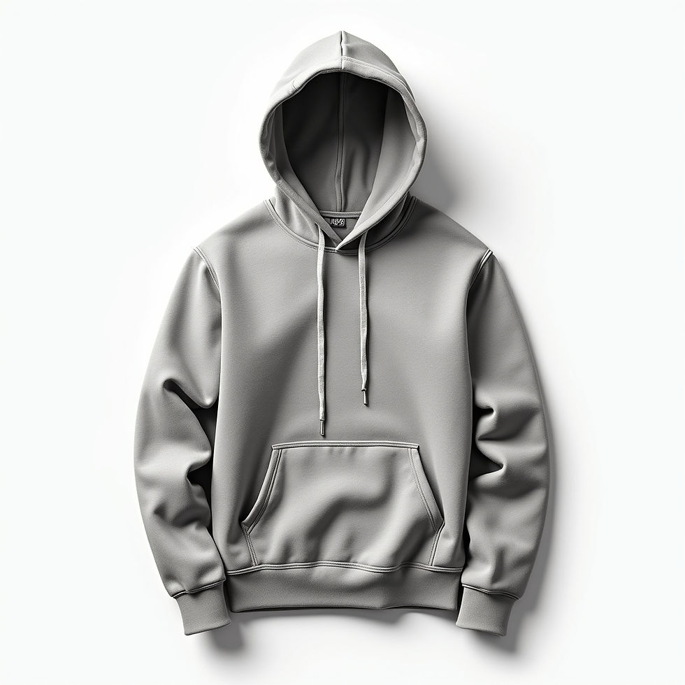 Sudadera Con Capucha Gris