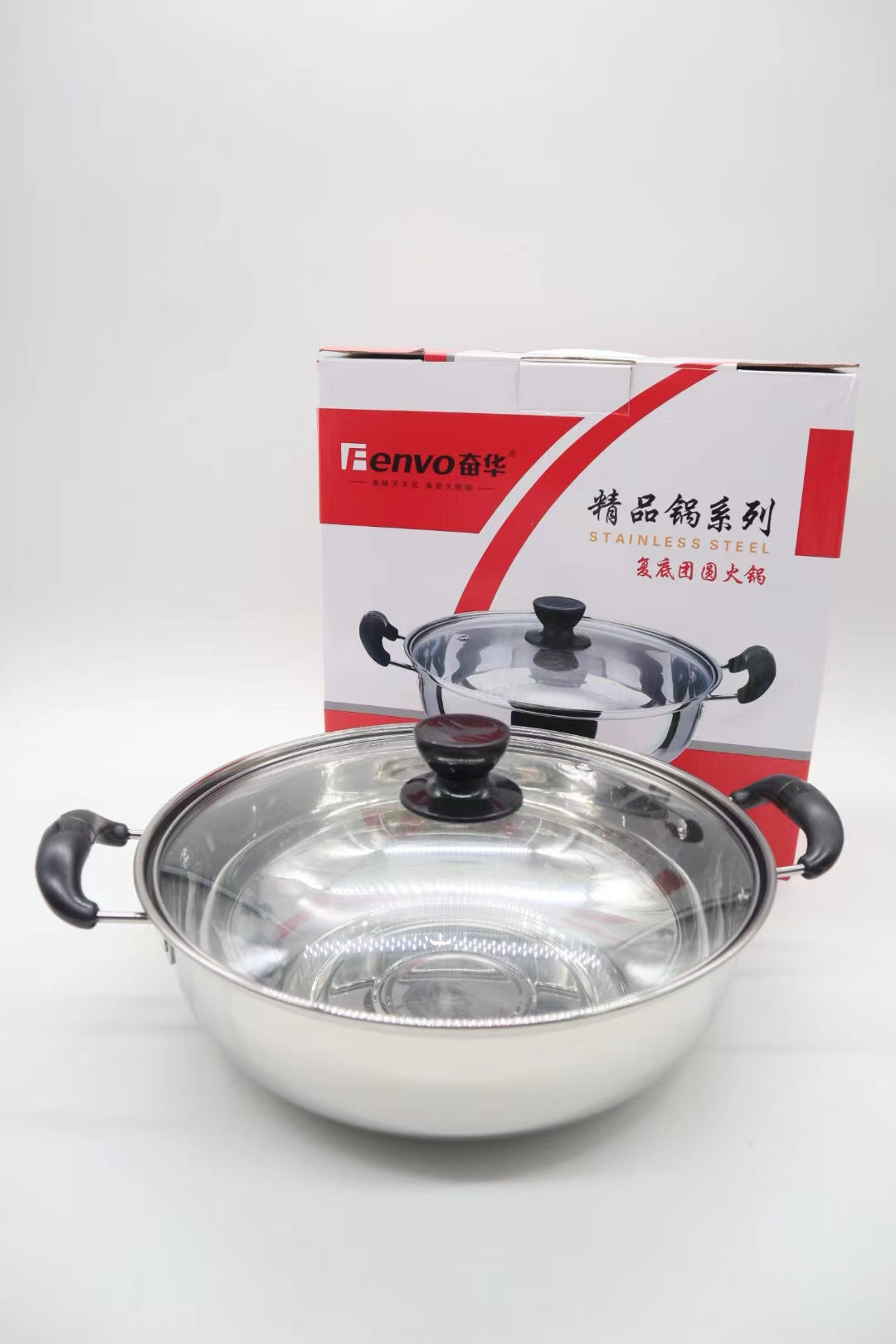 28CM無磁團圓火鍋（單底）